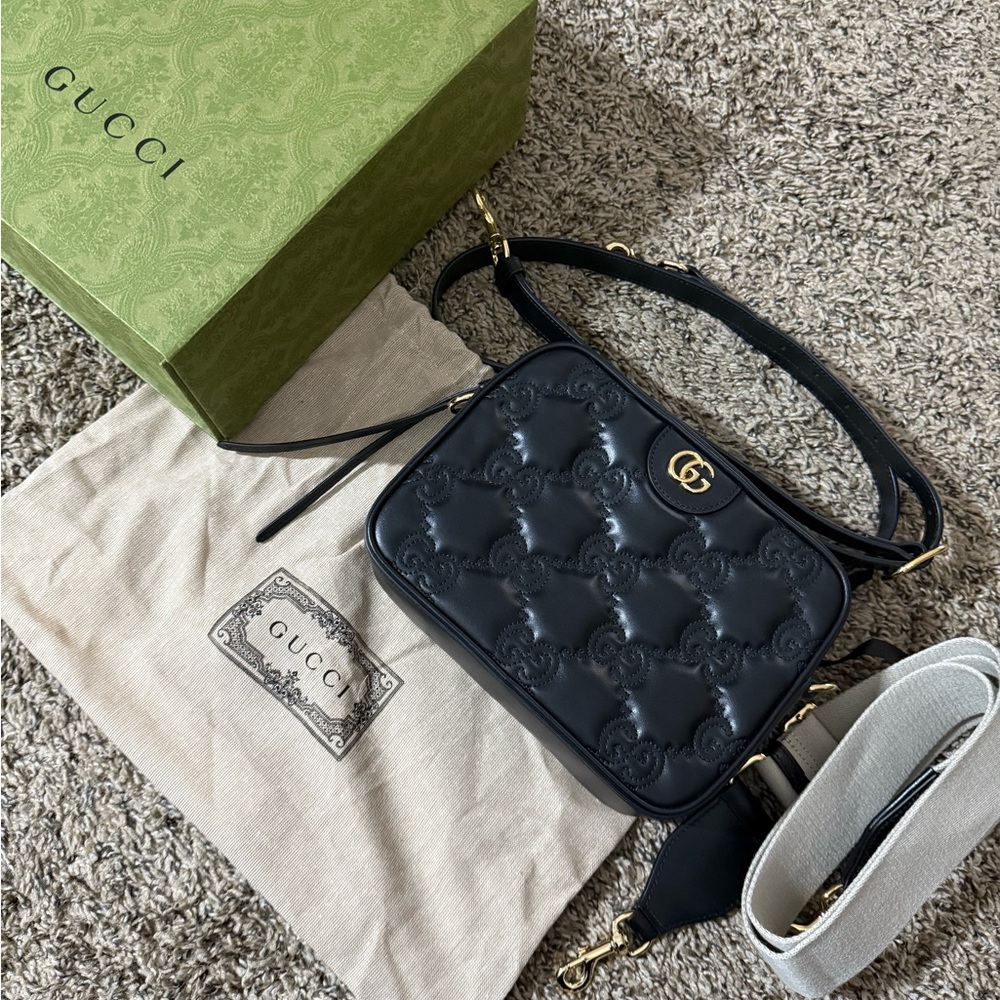 Gucci Matelassé leather shoulder/crossbody bag